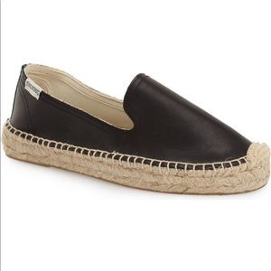 SOLUDOS LEATHER ESPADRILLES